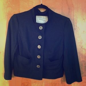 Anthropologie Cartonnier blazer. Black, M. 20”